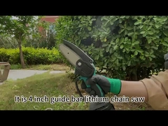 4 Hand-Mini Chainsaw Brushless Motor Mini einzelne Handkettensäge des Zoll-21v