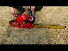 Drahtlose Benzin-Kettensäge 2 Anschlag-58CC 20 Zoll-Treibstoff-Kettensäge für den Schnitt des Holzes