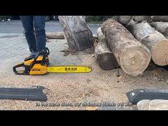 Siehe 5800 Benzin-Kettensäge 58cc Big Power Benzin für Holz Schneiden Demo