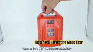 Cordless Lithium Battery Tea Harvester Electric Tea Plucking Machine for Tea Plantation