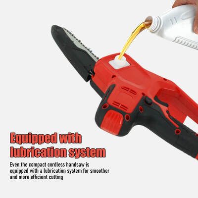6inch Chainsaw Mini Wireless Electric Chainsaw Small Handheld Portable Chainsaw Battery Power Chainsaw