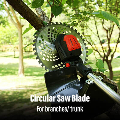 Industrial Cordless String Trimmer Grass Trimmer Telescopic Handle OEM Customizable Battery Powered Brush Cutter