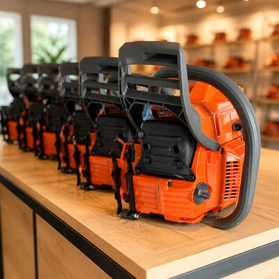 372 Gasoline Chainsaw for Forestry, Farm and Orchard Wood Cutting with Durable Heavy-Duty Cutting Performance