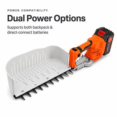 Dual Power Battery Electric Tea Plucker Handheld Cordless Tea Harvesting Machine with Backpack Battery and Tray