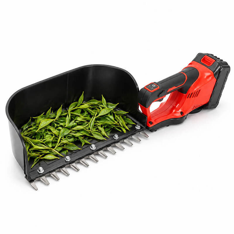 Cordless Handheld Tea Leaf Plucker & Herb Harvester, [21V/24V] Electric Garden Cutting Machine for Tea, Lavender & Shrub Trimming