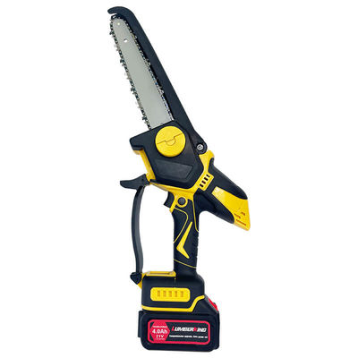 Portable Mini Kabellose elektrische Kettensäge Holzbausäge Wiederaufladbar im Freien